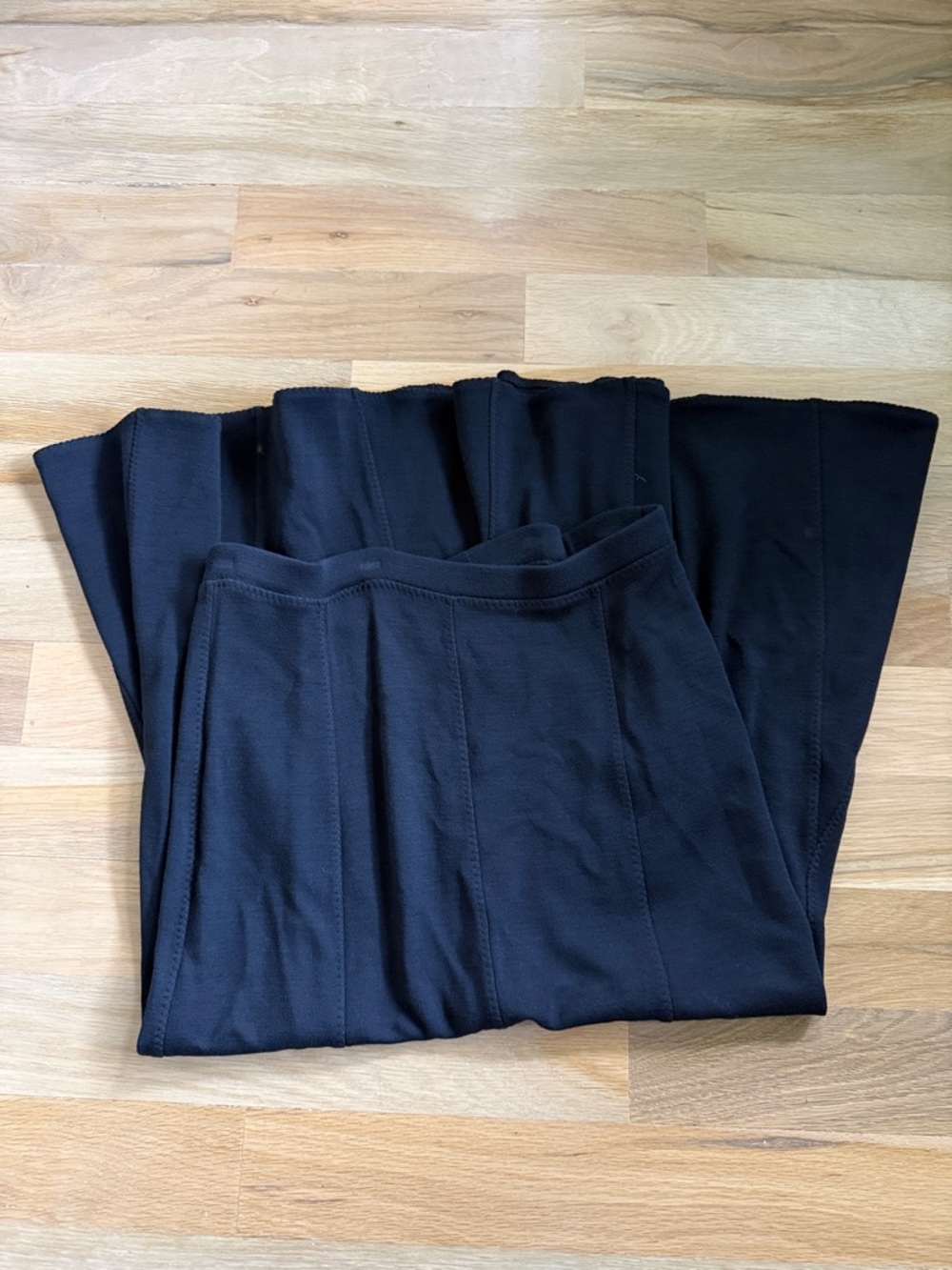 Eileen Fisher Black Knit Skirt